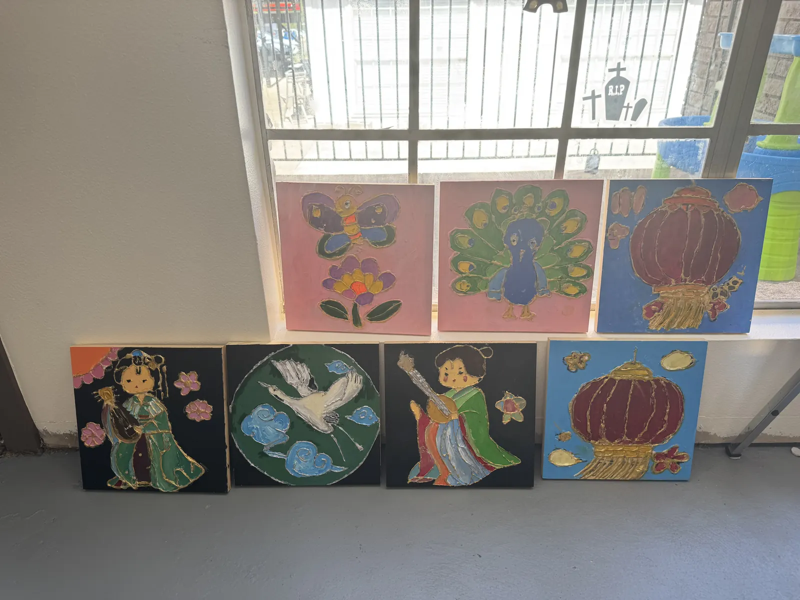 拾光中文学校学生美术作品展示